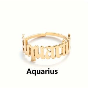 Astrology Ring - Aquarius